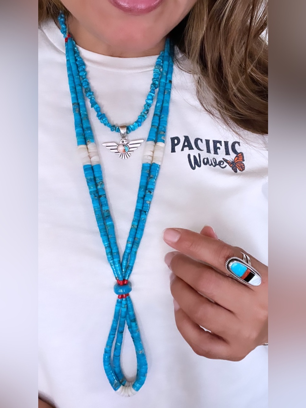 Santo Domingo Pueblo Jacla Necklace